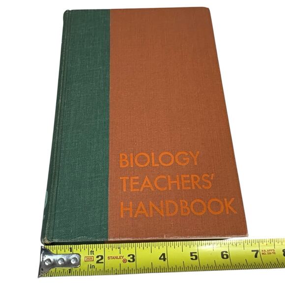 VTG 1963 "Biology Teacher Handbook" by Joseph Scawb Third Edition HC Textbook - Picture 2 of 16